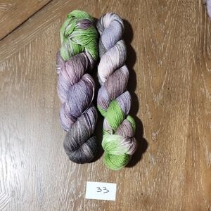 2- Hanks Of Merino Wool. 100gm Each Total 200gm Dk Wt